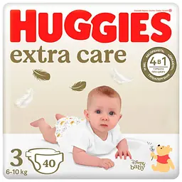Підгузки Huggies Extra Care Size 3 (6-10 кг) 40 шт (5029053574400)