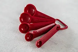 Набір мірних ложок KitchenAid Universal KQG057OHERE 5 шт червоний - мініатюра 6