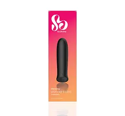 Вібратор So Divine Wonder Bullet 8.7 см (чорний) - мініатюра 4