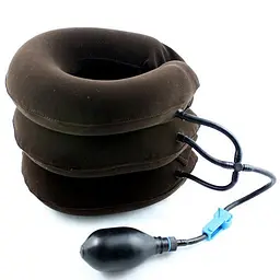 Масажер - комір для шиї Tractors for cervical spine ∙ Лікувальний надувний комір для розвантаження та масажу шиї - мініатюра 2