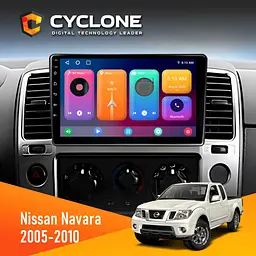 Штатна магнітола Nissan Navara (D40), Pathfinder (R51) 2005-2010 Cyclone C9-001 2x32 CPL Cyclone (НФ-00008920)