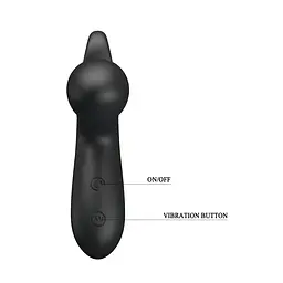Масажер простати - Pretty Love Barrack Prostate Stimulator Black - мініатюра 6