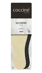 Устілки Coccine Alu Comfort зимові термо тришарові з вовни та фольги. Розмір 41