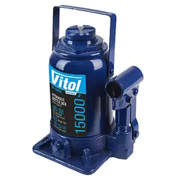 Домкрат гідравлічний телескоп Vitol 15 т JX107S (DB-15002H) - мініатюра 2