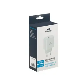 Зарядний пристрій RivaCase 1xUSB Type-C PD 20 Вт white (PS4101 W00 (White)) - мініатюра 2
