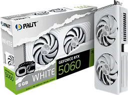 Відеокарта GeForce RTX 5060 8GB Palit White OC (NE75060U19P1-GB2063M)