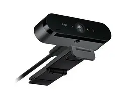 Вебкамера Logitech Brio 4K Ultra HD (960-001723) чорна - мініатюра 4