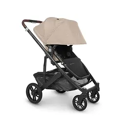 Прогулянкова коляска Uppababy Cruz V2 - LIAM +люлька Uppababy Carrycot-Stella Grey Brushed Melange Silver Frame - мініатюра 3