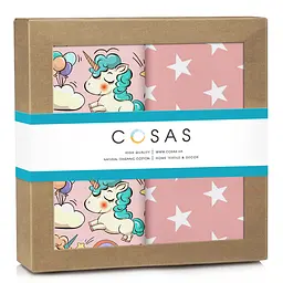 Багаторазові пелюшки дитячі UNICORN CS4 2шт COSAS (4822052127919)