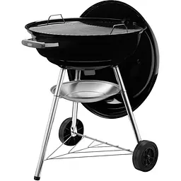 Вугільний гриль Weber Compact Kettle, 57 см, чорний (1321004) - мініатюра 2