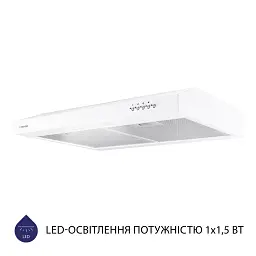 Витяжка плоска Minola HPL 612 WH - мініатюра 4