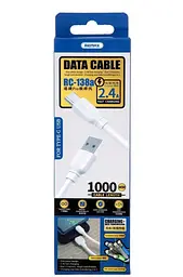 Кабель Remax RC-138a 2.4A TypeC Cable White - мініатюра 2