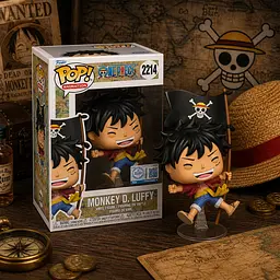 Ігрова фігурка Funko POP! серії Великий куш - Луффі з прапором (91970) - мініатюра 3
