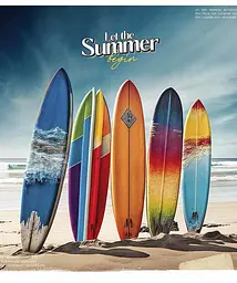 Зошит загальний Школярик Summer stories у клітинку 60 аркушів 10 шт. (060-3401K) - мініатюра 4