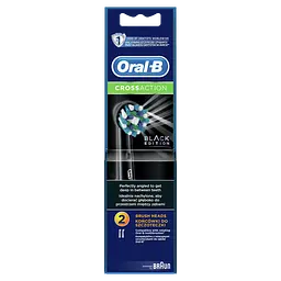 Насадки для електричної зубної щітки Oral-B Cross Action CleanMaximiser Black, 2 шт. - мініатюра 2