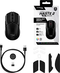 Миша HyperX Pulsefire Haste 2 mini Black (7D388AA) - мініатюра 10