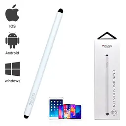 Стилус ручка Yesido St-01 Capacitive Stylus pen тонкий кінчик білий - мініатюра 3