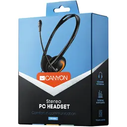 Навушники Canyon HS-01 Black-Orange (CNS-CHS01BO) - мініатюра 3