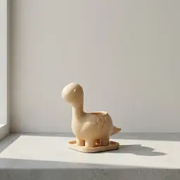 Декоративна ваза Dinoplant Бежевий - мініатюра 2