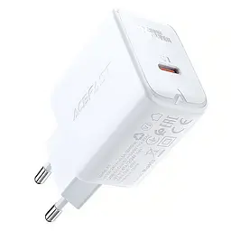 МЗП Acefast A1 PD20W single USB-C White - мініатюра 2