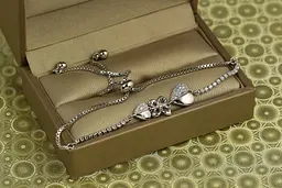Браслет Xuping Jewelry сердечки з метеликом сріблястий - мініатюра 2