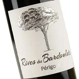 Вино Rives Bardoulets Merlot 2021 IGP Perigord червоне сухе 0.75 л  - мініатюра 5