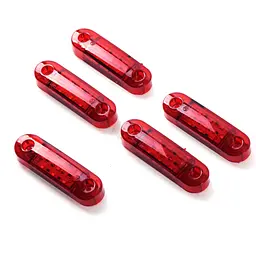 LED Габарит Thoc Auto 90 х 25 мм 12/24V 9 діод Червоний (ТН-922) 5 шт.