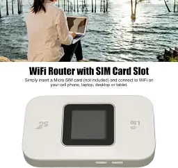 Портативний маршрутизатор GOWENIC H809Pro 4G WiFi, точка доступу Mobile WiFi, зі слотом для SIM-карти для Windows для Linux - мініатюра 6