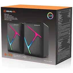 Акустична система REAL-EL S-75 Black (EL121100015) - мініатюра 7
