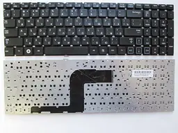Клавіатура для ноутбуків Samsung RC508, RC510, RC520, RV509, RV511, RV513, RV515, RV518, RV520 чорна RU/US