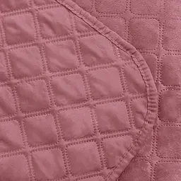 Покривало ТЕП Velour ромб круглий 210х150 см Mesa rose (4-00515_22724) - мініатюра 4