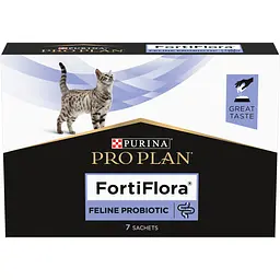 Пробіотик Purina Pro Plan FortiFlora для дорослих котів та кошенят для підтримання нормальної міклофлори шлунково-кишкового тракту 7 г (7 шт. x 1 г) - мініатюра 2