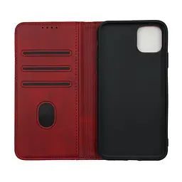 Чохол-книжка Premium Iphone 11 Pro Max Dark Red - мініатюра 2