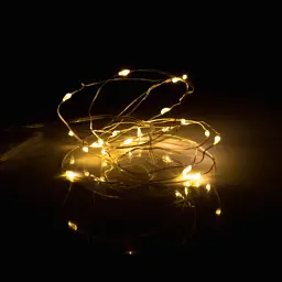 Гірлянда YES! Fun Нитка на мідному дроті 20 LED Тепло-біла 2 м Статична На батарейках (975020)