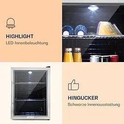 Холодильник для напоїв Klarstein Beersafe XL 60л (10027672) - мініатюра 4