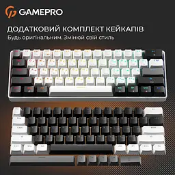 Клавіатура GamePro Genesis Infinity MK130BW White [140414] - мініатюра 10
