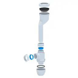 Сифон для пісуара ANI Plast U1000EU з виходом ⌀ 32 мм 30412 - мініатюра 2