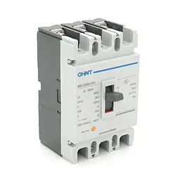Автоматичний вимикач змінного струму CHINT NM1-250S/3300-200А 3P, 380 В. 200A. 8КА/400В; 10КА/800В. 165*105*87mm