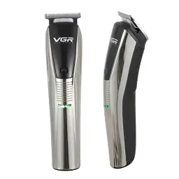 Бездротовий тример для стриження 6 в 1 VGR V-029, Чорний / Машинка для стриження / тример для бороди / тример для носа - мініатюра 5