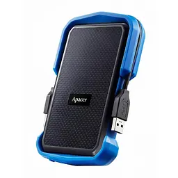 Зовнішній жорсткий диск Apacer портативний USB 3.1 Gen1 AC631 1TB 2.5 дюйми Чорно-синій - мініатюра 2