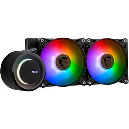 Система водяного охолодження MSI MAG CoreLiquid E240 Black [111496] - мініатюра 3