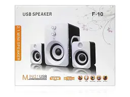 Комп'ютерні колонки F&T FT-10 2.1 12W White - мініатюра 2