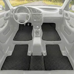 Килимки в салон EVA для Daewoo Lanos 1996-2010 Повний комплект 5 шт