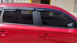 Дефлектори вікон вітровики для Mitsubishi Outlander 2012-2020 Скотч 3M Voron Glass - мініатюра 6