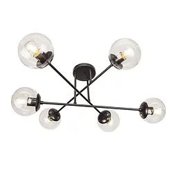 Люстра Levistella 7529804-6 BK+CL - мініатюра 2