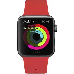 Ремінець Uwatch Silicone Strap for Apple Watch 38/40 mm Red - мініатюра 3
