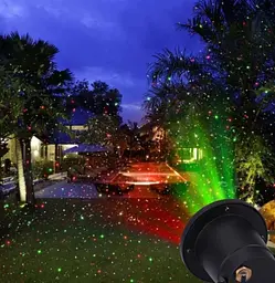 Лазерний проектор Star Shower Lazer light (для вулиці і вдома) Зірки - мініатюра 7