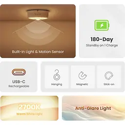 Нічний світильник Yeelight Motion Sensor Nightlight White (YLYYD-0024) [155478] - мініатюра 6