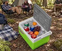 Термобокс Pinnacle Eskimo 11 л пластик салатовий 33х25х24 см - мініатюра 6