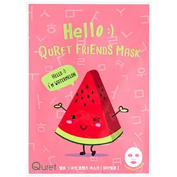 Маска для обличчя Quret Hello Friends заспокійлива 25 г
